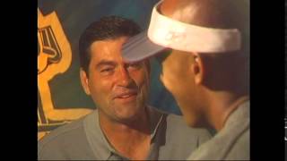 Joe Rose and Jason Taylor epic crack up session during interview