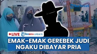 LIVE: Sosok di Balik Aksi Puluhan Emak-emak Serbu Lokasi Judi Berkedok Gamezone di Asahan