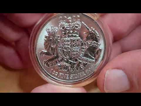 Royal Coat of Arms.   1 oz Silver by the Royal Mint 2022