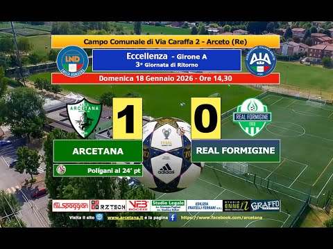 Arcetana - Real Formigine 1-0