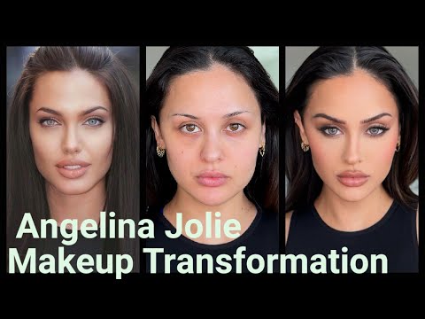 Angelina Jolie Makeup Transformatione
