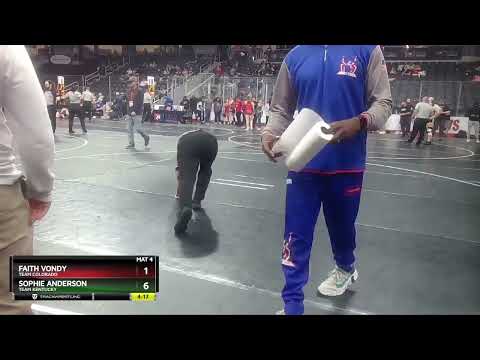 127 Lbs Champ. Round 2 - Sophie Anderson, Team Kentucky Vs Faith Vondy, Team Colorado 8cd1