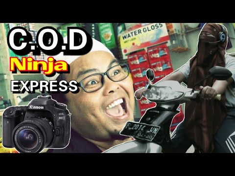 komedi-lucu-ninja-express-unboxing-canon-700d