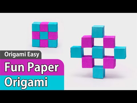 How To Origami Paper Toys | Magic Moving Cubes