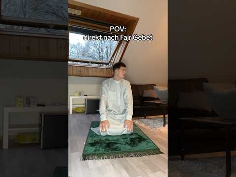 Was ich direkt nach dem Fajr Gebet mache😂 | Valettino