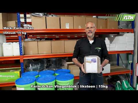Farm-O-San Vliegenblok | liksteen | 15kg - BTN de Haas (140206)