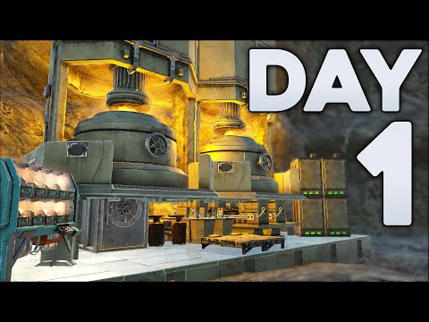 DUO Claiming Viking Bay Cave Day 1! - ARK PvP