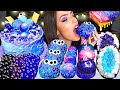 ASMR GALAXY HONEYCOMB SPACE ALIEN CRYSTAL GEODE GALAXY SLIME NERDS ROPE MUKBANG 먹방