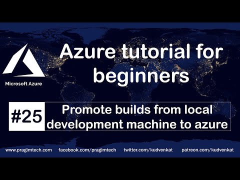 Promote builds from local development machine to azure