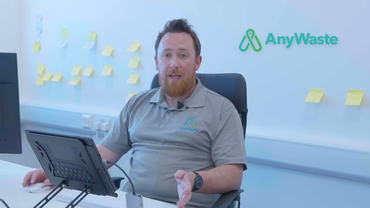 AnyWaste tutorial — login and create a digital consignment note