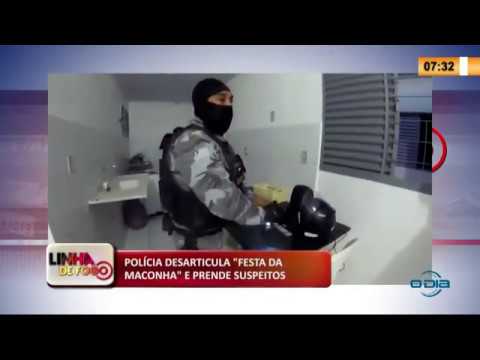 PoliÌcia desarticula "festa da maconha" e prende suspeitos (28 05 20)