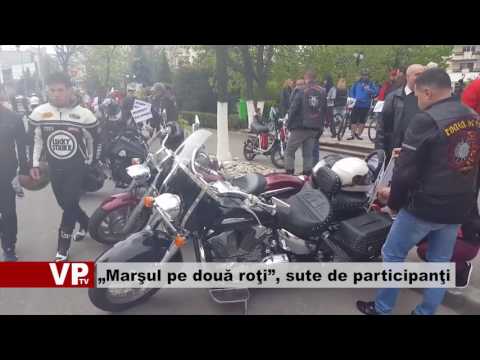 „Marşul pe două roţi”, sute de participanţi