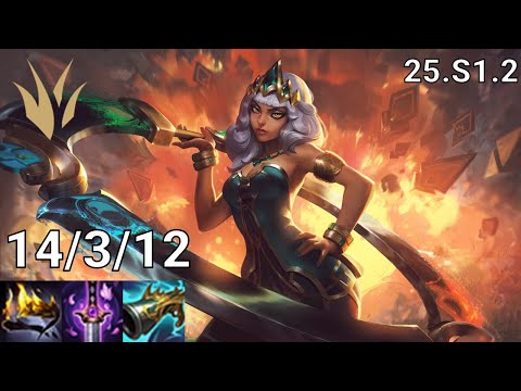 Qiyana Jungle vs Sejuani - EUW diamond | Patch 25.S1.2
