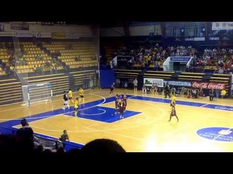 Colegio Arenas Galdar Gran Canaria 1 FCBarcelona 4 gol de Aicardo de doble penalti