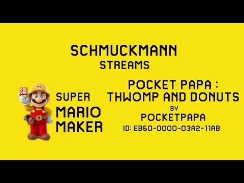 pocket papa : thwomp and donuts by PocketPapa - Super Mario Maker