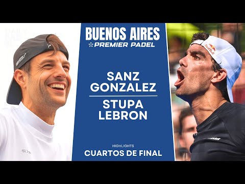 MATCH OF THE YEAR | Sanz/Gonzalez VS Stupa/Lebron | Buenos Aires Premier Padel P1 | Highlights