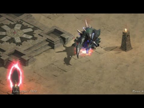 [D2R S4] Grief/Beast Frenzy Barb vs Ubers (Berserker Axe)