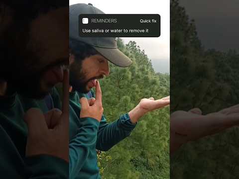 How to remove a leech 🪱  Read more on description. #hiking #environment #survival #shorts #outdoors