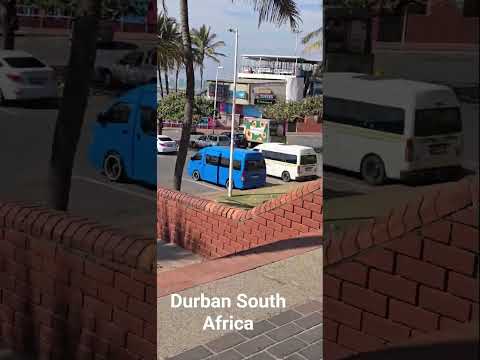 walking at the beach of durban South African #durban #southafrica #beach #zulu #africa