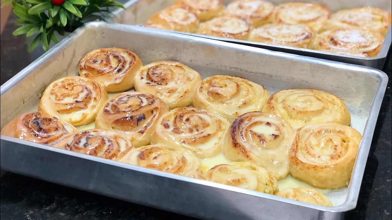 ROSCAS HÚNGARAS COM CREME DE CONFEITEIRO !!! RECEITINHAS COM AMOR ❤️