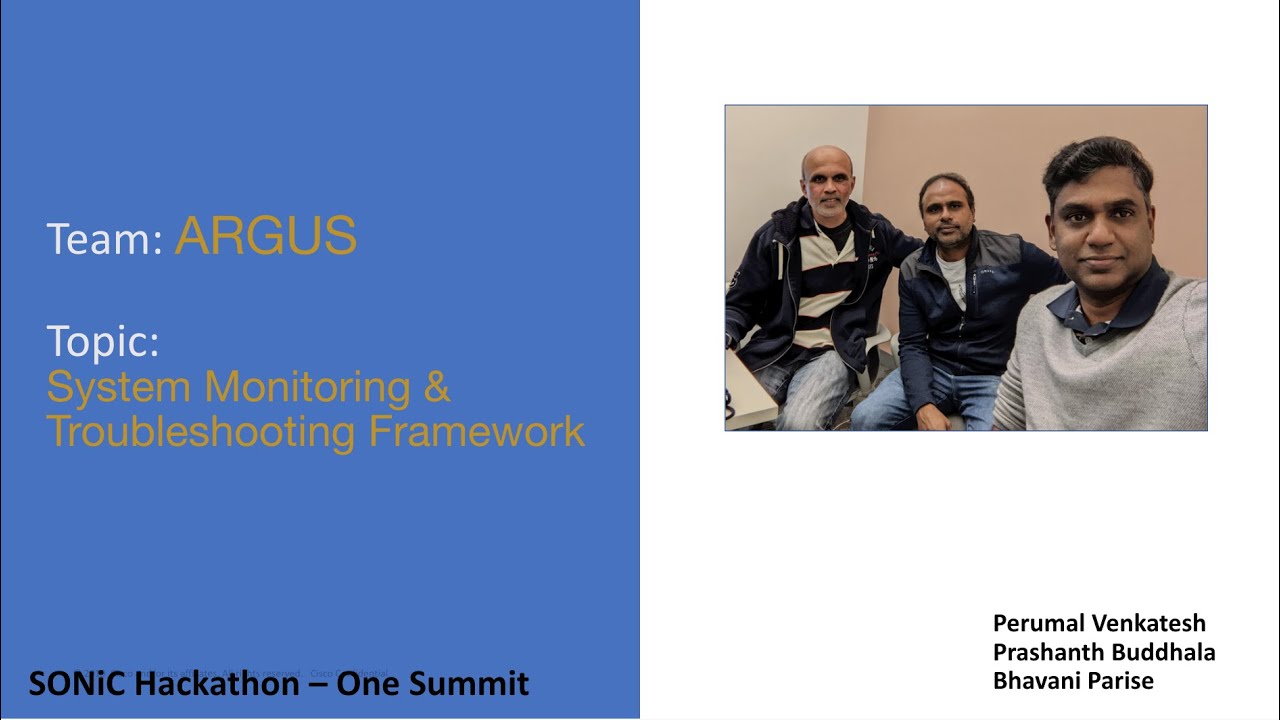 System Monitoring &  Troubleshooting Framework - 2022 SONiC Hackathon Team 8 Cisco