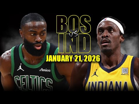 Boston Celtics vs Indiana Pacers Full Game Highlights – January 21, 2026 | NBA Season