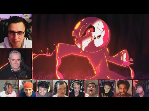 Gildedguy vs Bog - Story #4 (Full Animated Fight) [REACTION MASH-UP]#1717