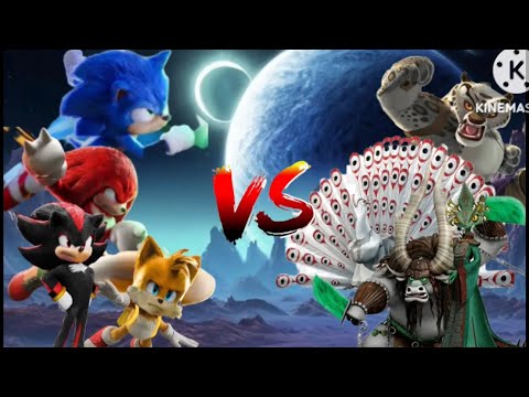 Sonic, Tails, Knuckles & Shadow Vs Tai Lung, Lord Shen, Kai & The Chameleon