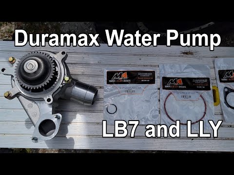 Duramax water pump Install