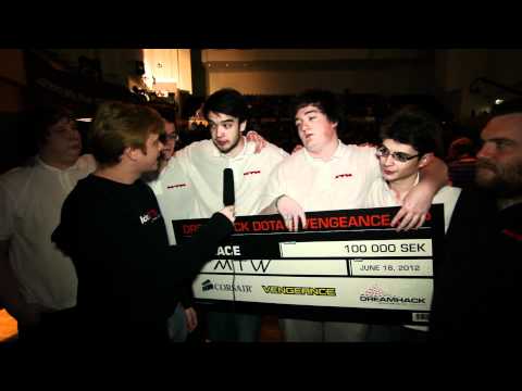 DreamHack Summer 2012 - mTw interviewed after winning the Grand Final