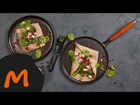 Galettes mit Spinat und Ziegenfrischkäse – Migusto Rezept