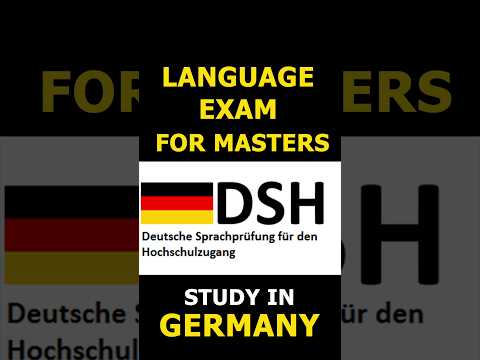 Language Exam For Masters is DSH | Study in Germany | What is DSH exam ?
