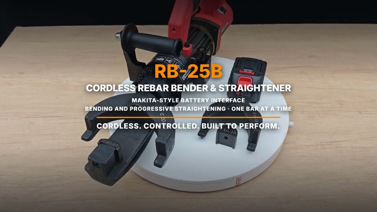 RB-25B 21 V cordless electro-hydraulic rebar bender