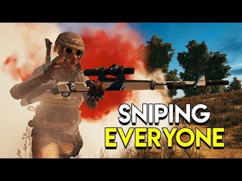 SNIPING EVERYONE - PUBG (PlayerUnknown's Battlegrounds)