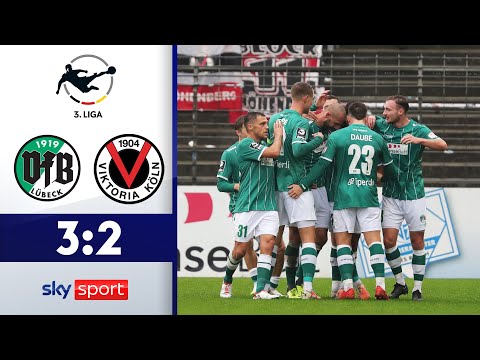 Lübeck fights back against the comeback! | VfB Lübeck - FC Viktoria Köln | Highlights - 3. Liga 2...