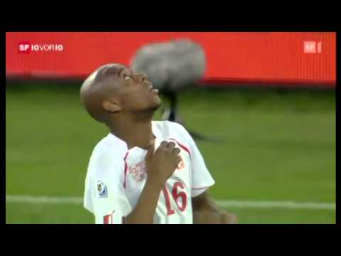 Spain 0:1 Switzerland (Goal Gelson Fernandes), with swiss commentary!