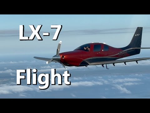 RDD LX-7 and Lancair 4P fly to Palatka 28J - LX-7 Panel and landing General Aviation