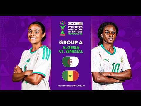 🇩🇿 ALGERIA W 2-0 SENEGAL W 🇸🇳 | LIVE WATCHALONG