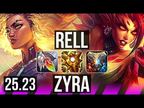 RELL & Miss Fortune vs ZYRA & Ashe (SUP) | KR Master | 25.23