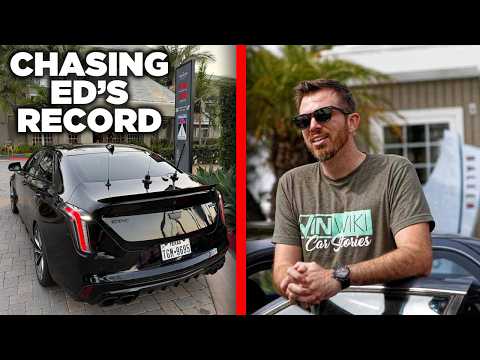 He pulled out all the stops to beat Ed's Cannonball Record!