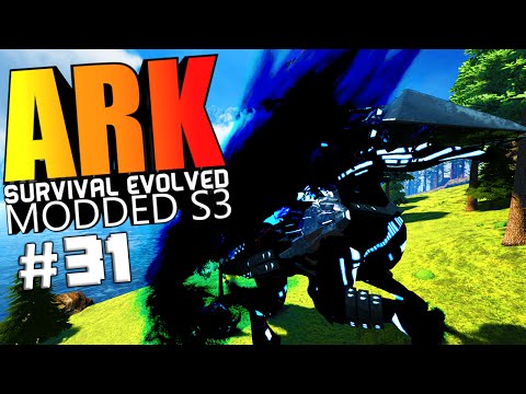 ARK Survival Evolved - PRIMORDIUS DRAGON VS ALL WARDENS, GIGA LASER Modded #31 (ARK Mods Gameplay)