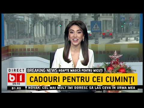 STIRI B1 ORA 9.00 DIN 25 DEC 2020- ASTAZI INTRA VACCINUL IN TARA