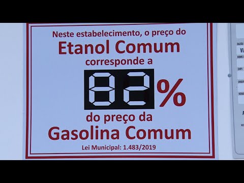 Postos de Cantagalo passam a mostrar percentual de diferença entre etanol e gasolina