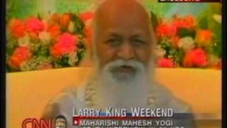 Maharishi talks about &quot;Perfection in Life&quot; on Larry King Live
