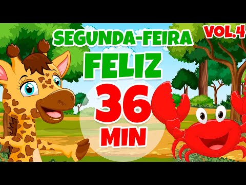 Segunda-Feira Feliz Vol. 4 - Giramille 36 min | Desenho Animado Musical