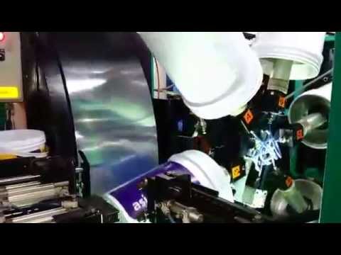 Semi automatic heat transfer label printing machine