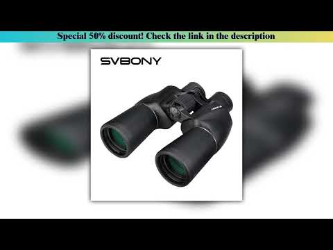 First Look Svbony SV206 10x50 Binoculars Powerful Professional Telescope Bak4 Prism camping equipme