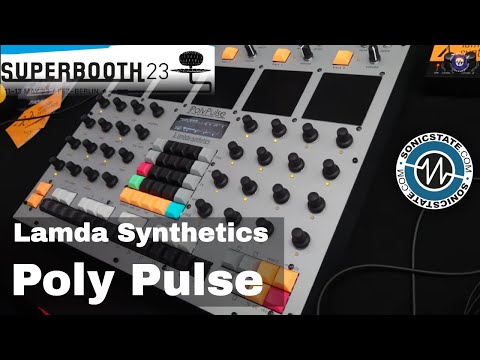 Superbooth 2023: Lambda Synthetics - PolyPulse - Live Performance Workstation With 5 X/Y Pads