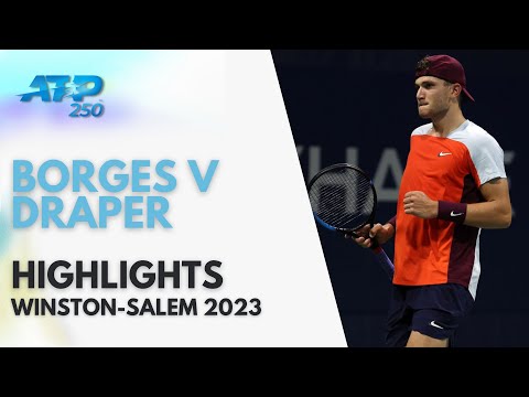 Jack Draper vs Nuno Borges [1R] Highlights 2023 Winston-Salem Open Gameplay