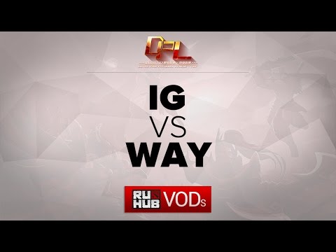 IG vs WAY , DPL Game 1